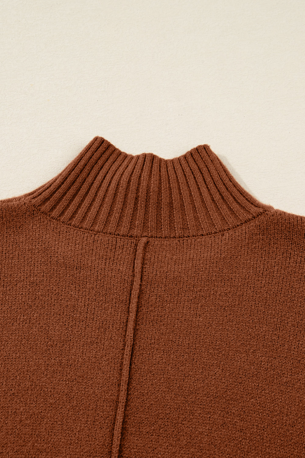 Mia Center Seam Shift Sweater - Threaded Pear