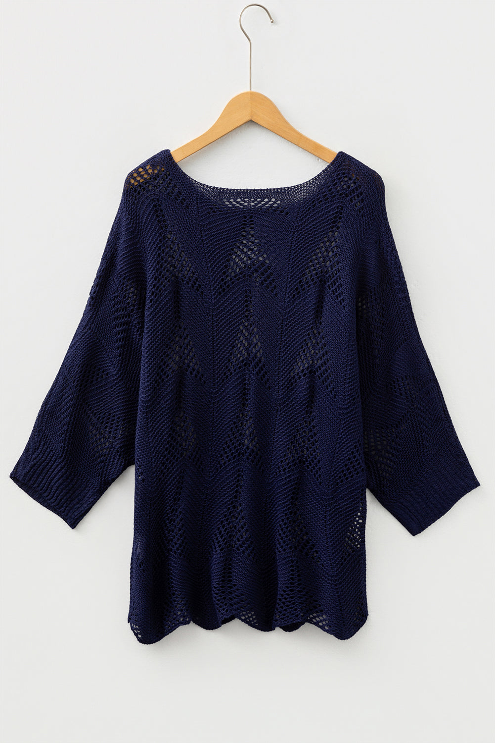 Ava 8 Sleeve Casual Sweater - Threaded Pear
