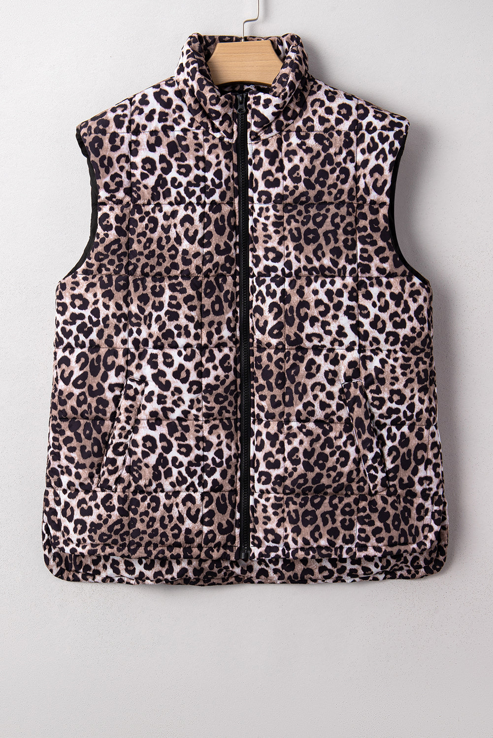 Aria Zipper Casual Puff Vest