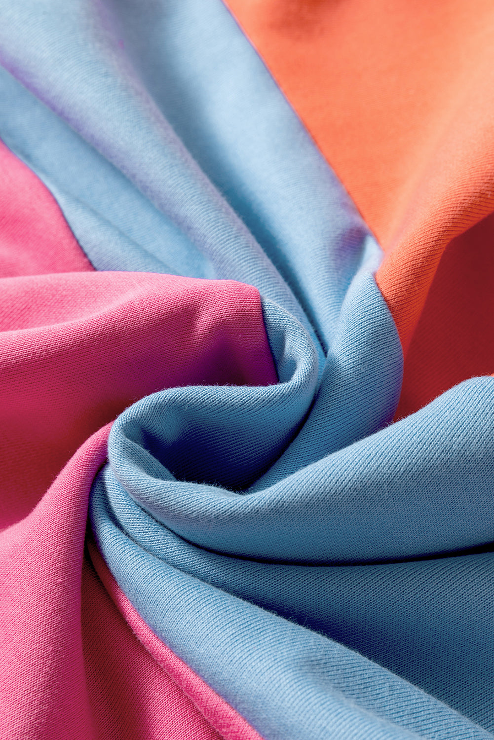 Isabella Patchwork Drop Shoulder Sweatshirt - Threaded Pear