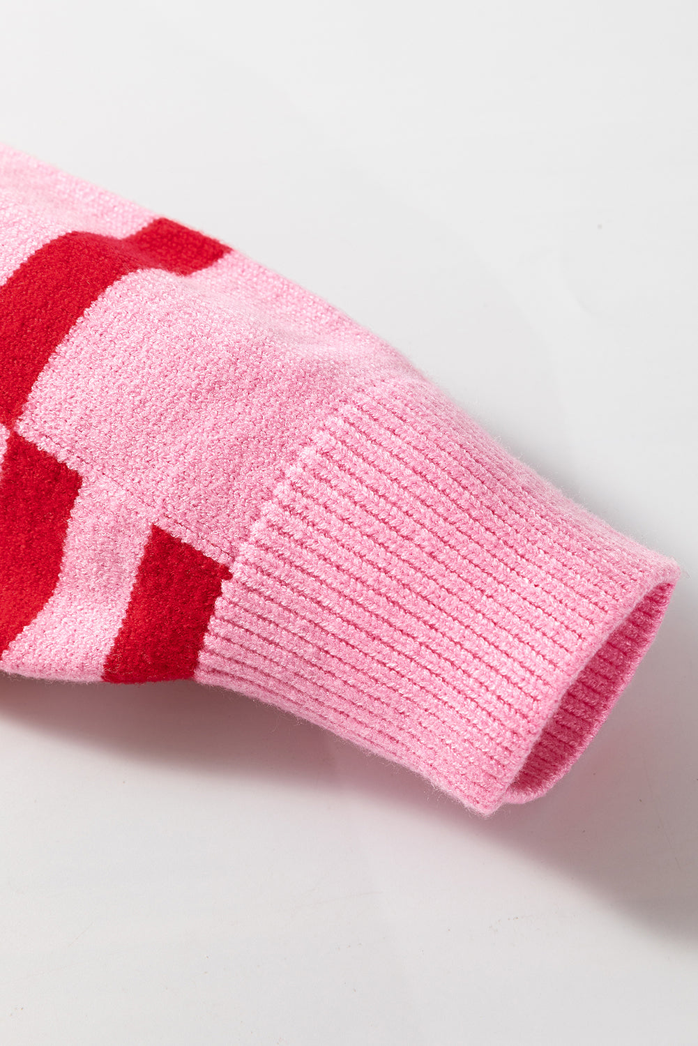 Madison Shoulder Ribbed Trim Sweater - Threaded Pear