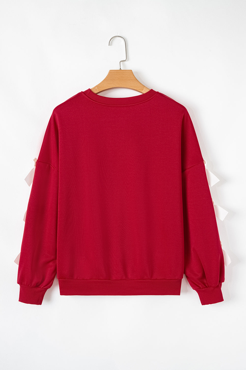 Sofia Dropped Sleeve Crewneck Sweatshirt - Threaded Pear
