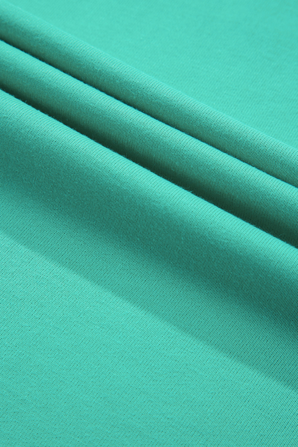 Aruba Blue Colorblock Patchwork Cross Seam Plus Sweatshirt - Threaded Pear