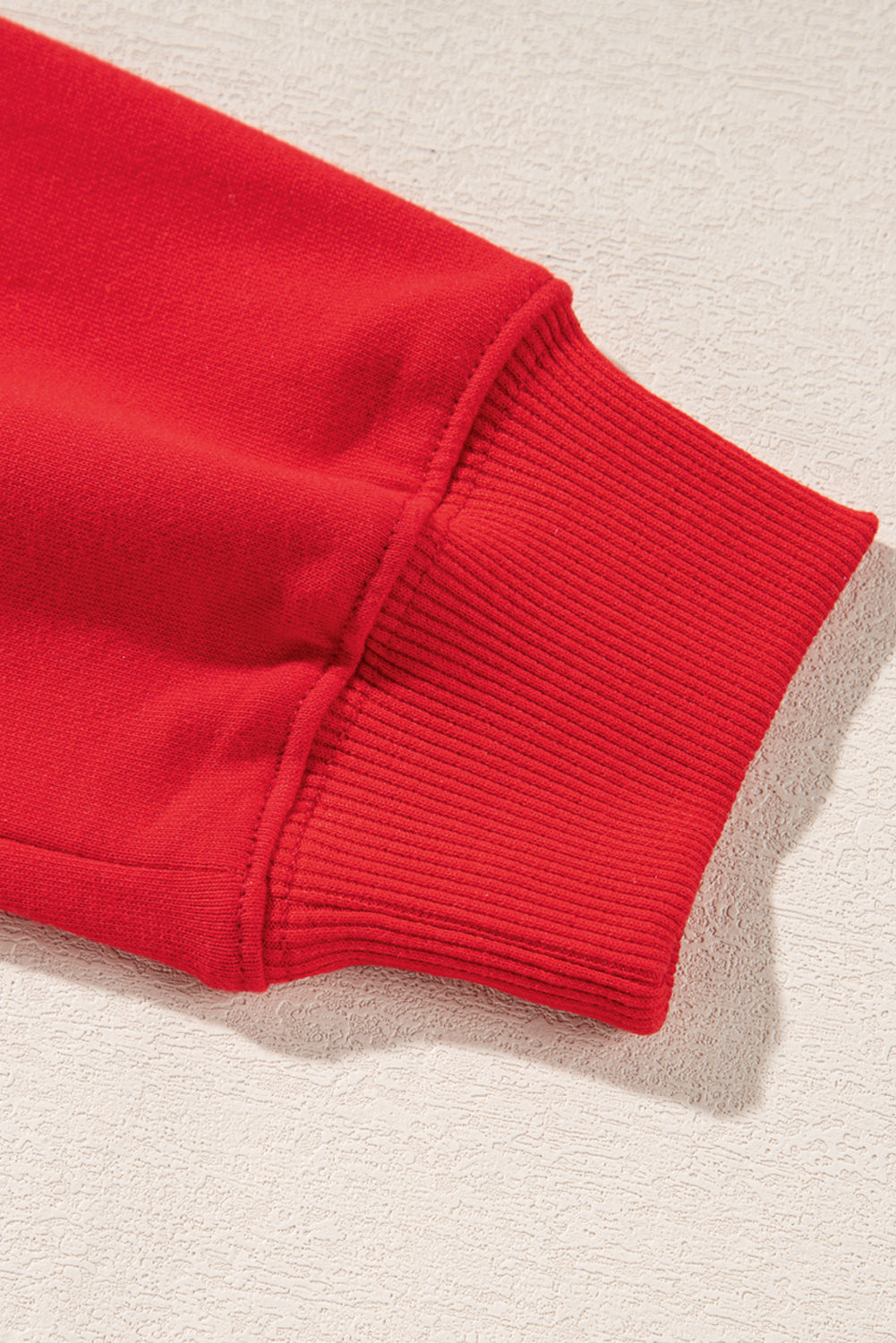 Amelia Drop Shoulder Loose Sweatshirt - Threaded Pear