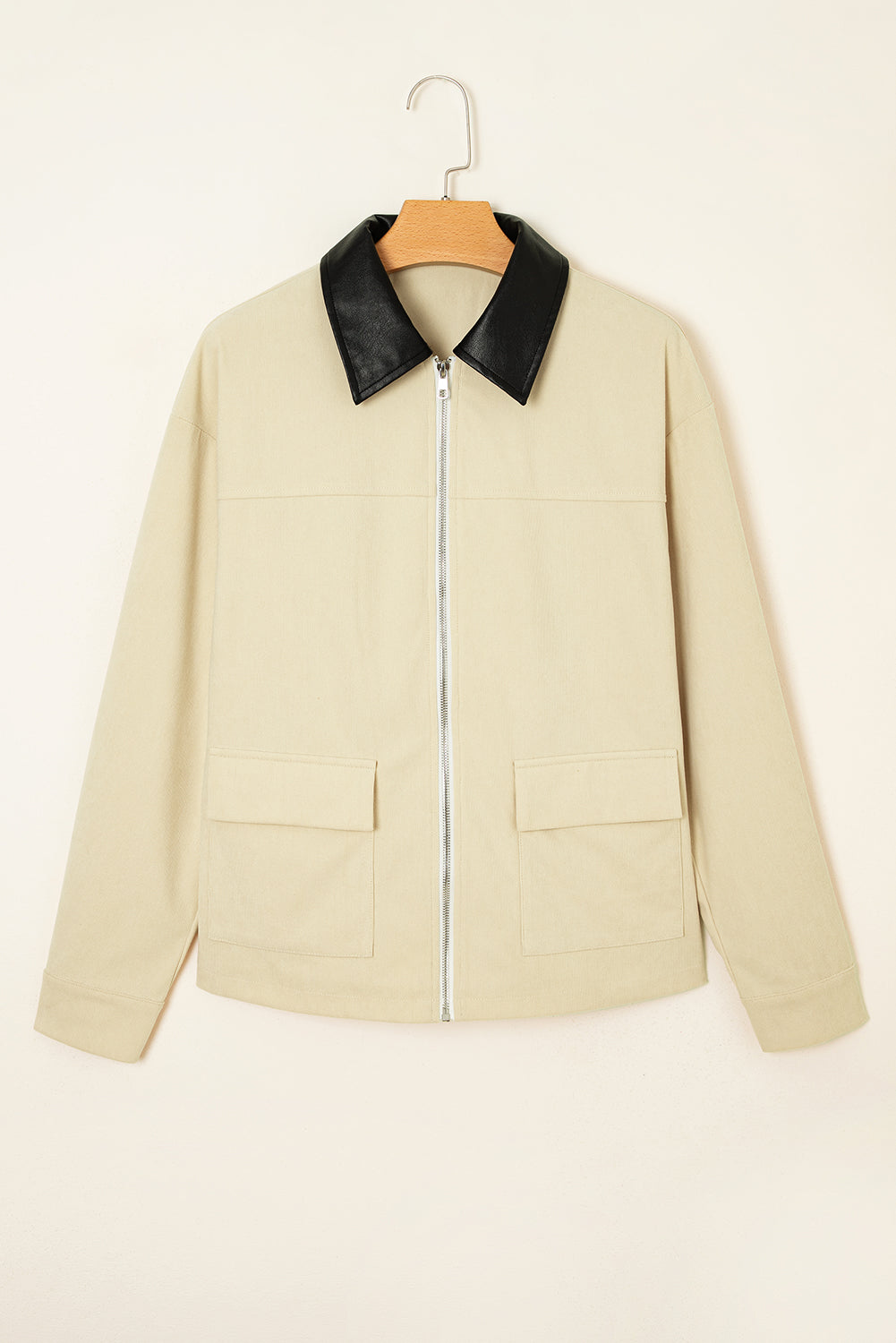 Phoebe Textured Zip Up Jacket - Threaded Pear