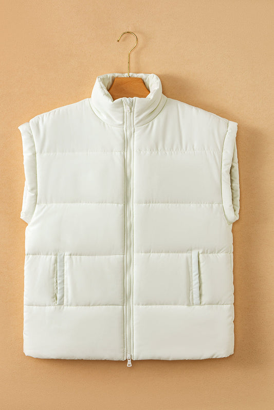 Isabella Stand Oversized Puffer Vest