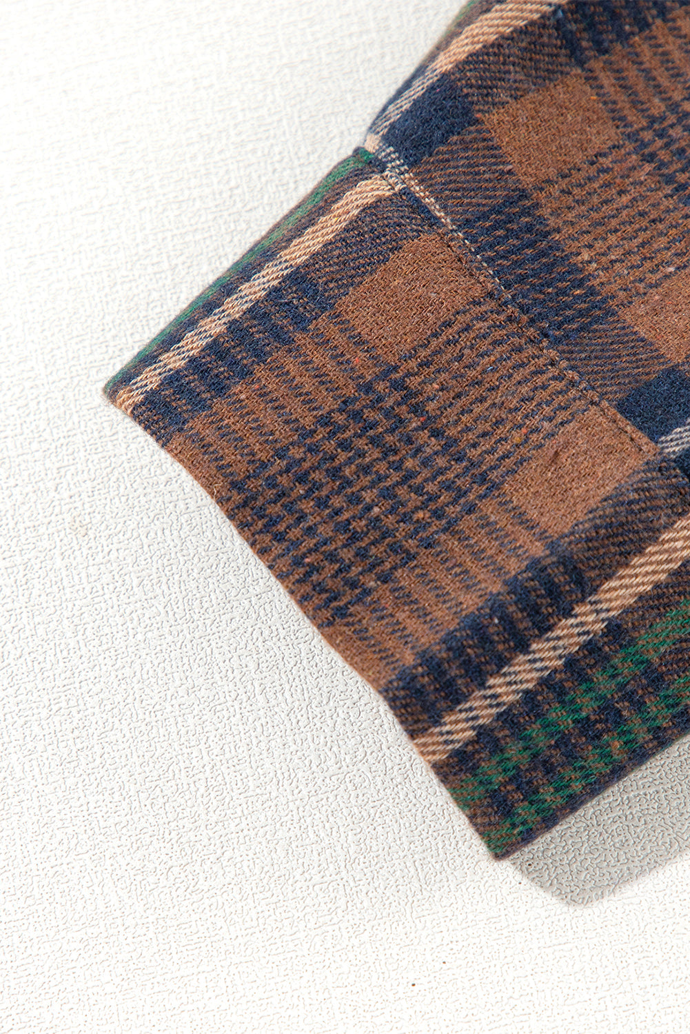 Elizabeth Plaid Print Chest Shirt - Threaded Pear