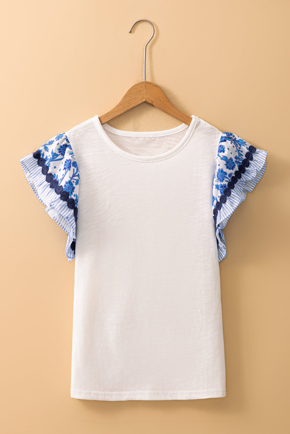 Wynter Ricrac Trim Blouse - Threaded Pear