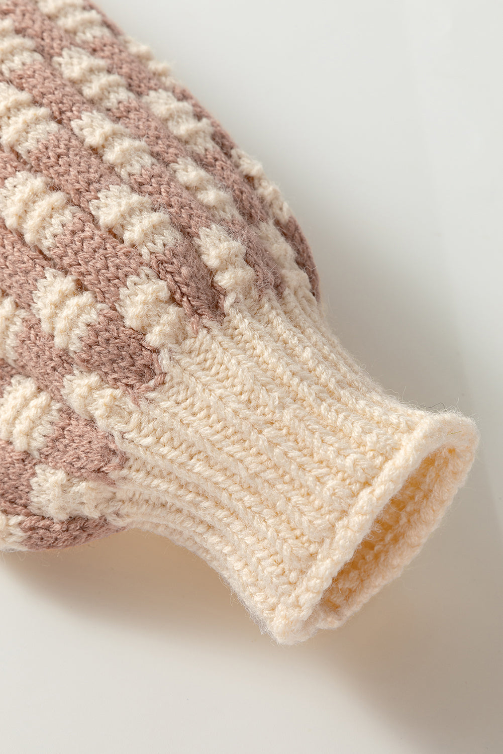 Sofia Shoulder Balloon Sleeve Sweater - Threaded Pear