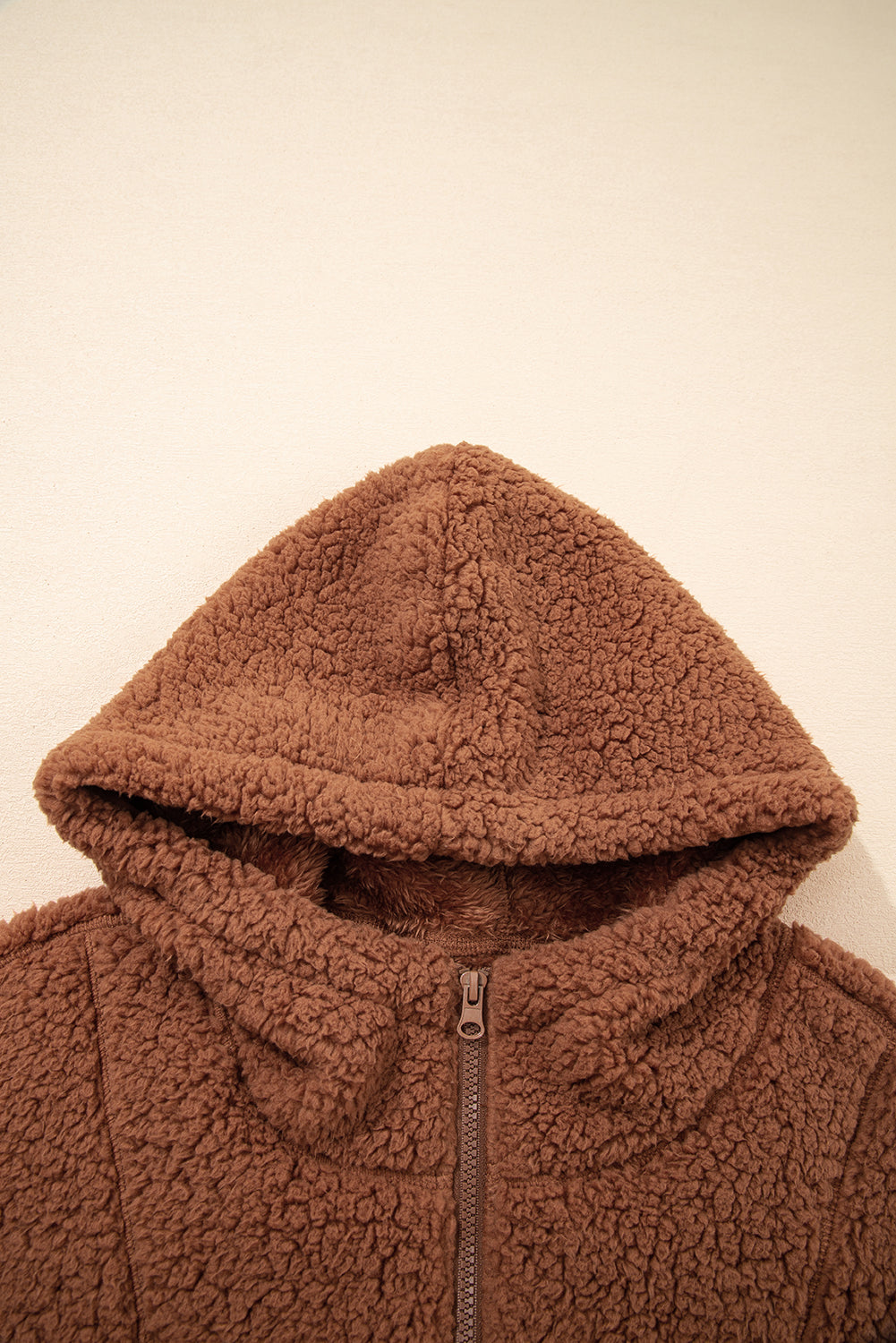 Bethany Up Hooded Sherpa Jacket