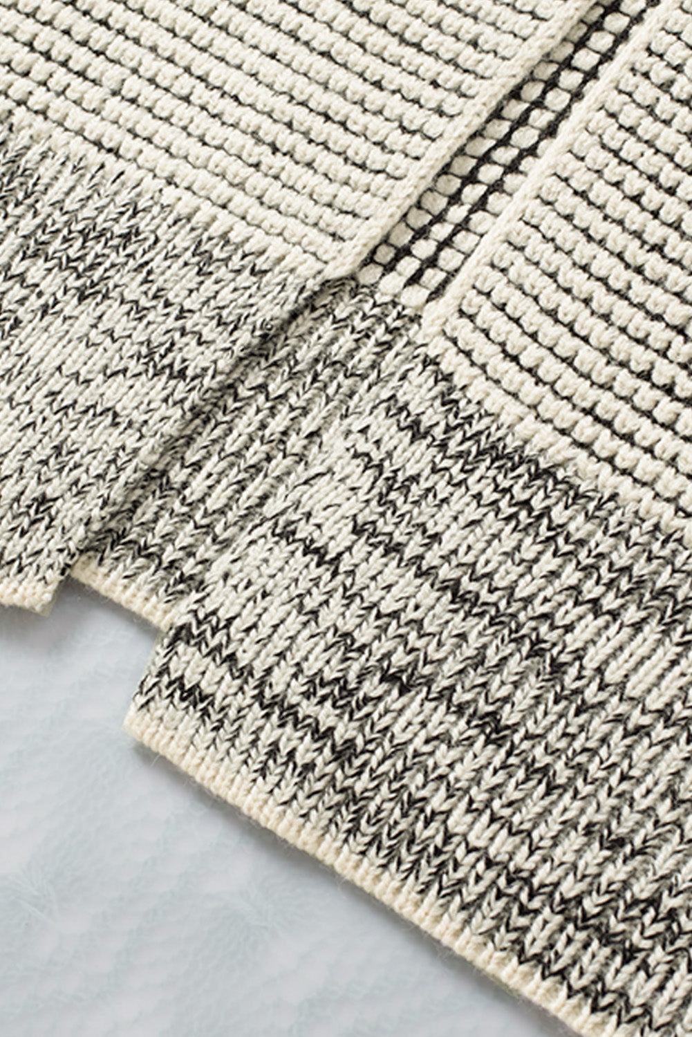 Harper Long Open Front Cardigan - Threaded Pear