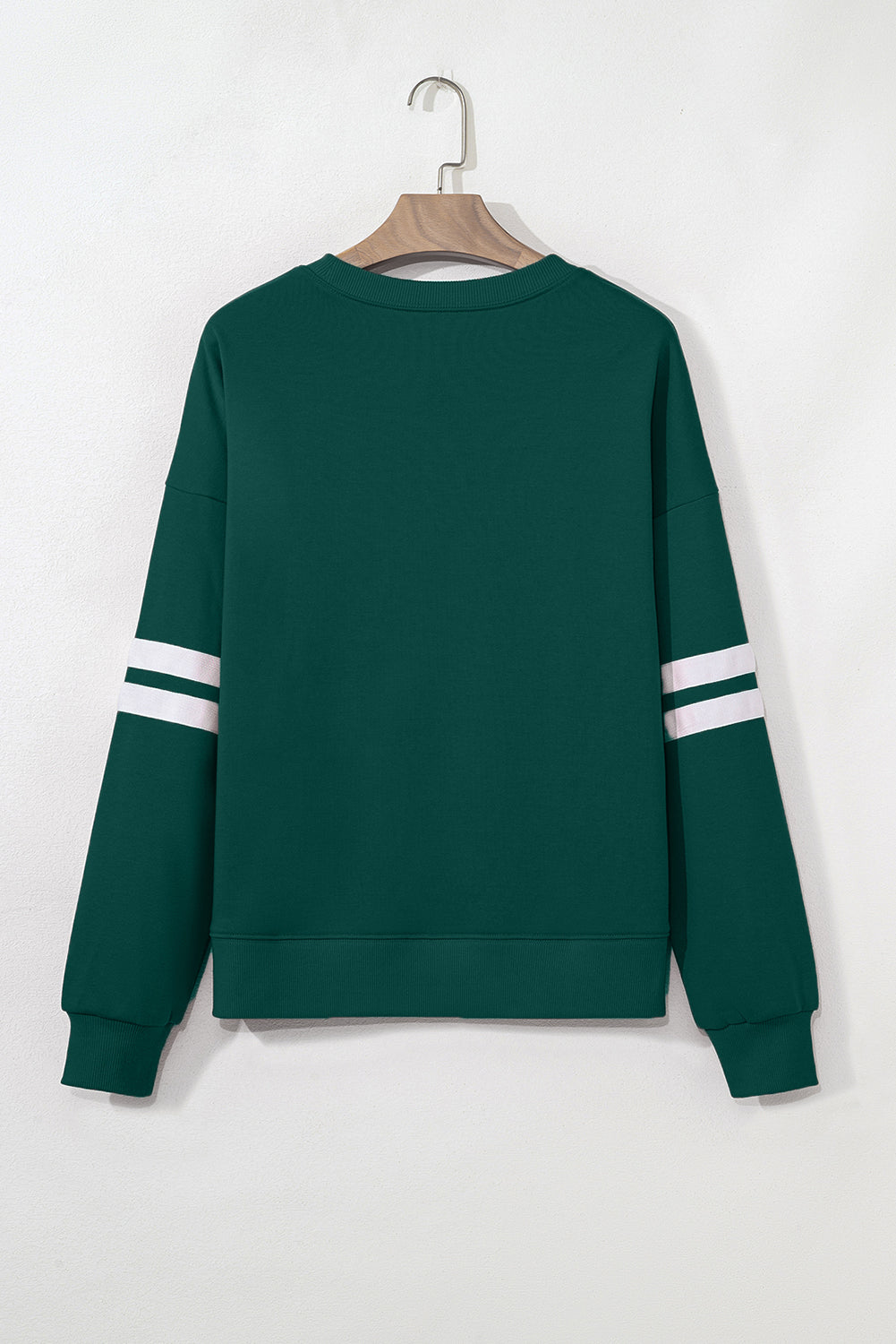Taylor Striped Oversized Sweatshirt - Threaded Pear