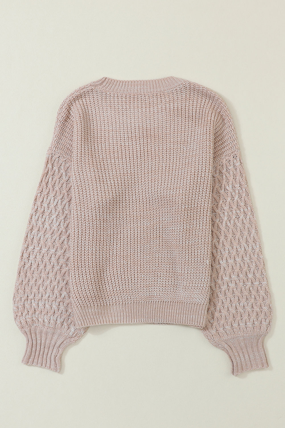 Scarlett Sleeve Drop Shoulder Sweater - Threaded Pear