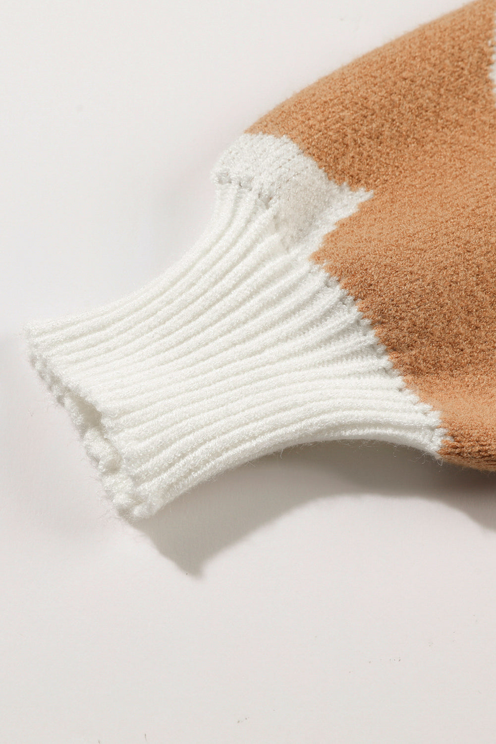 Abigail Pattern Drop Shoulder Sweater - Threaded Pear