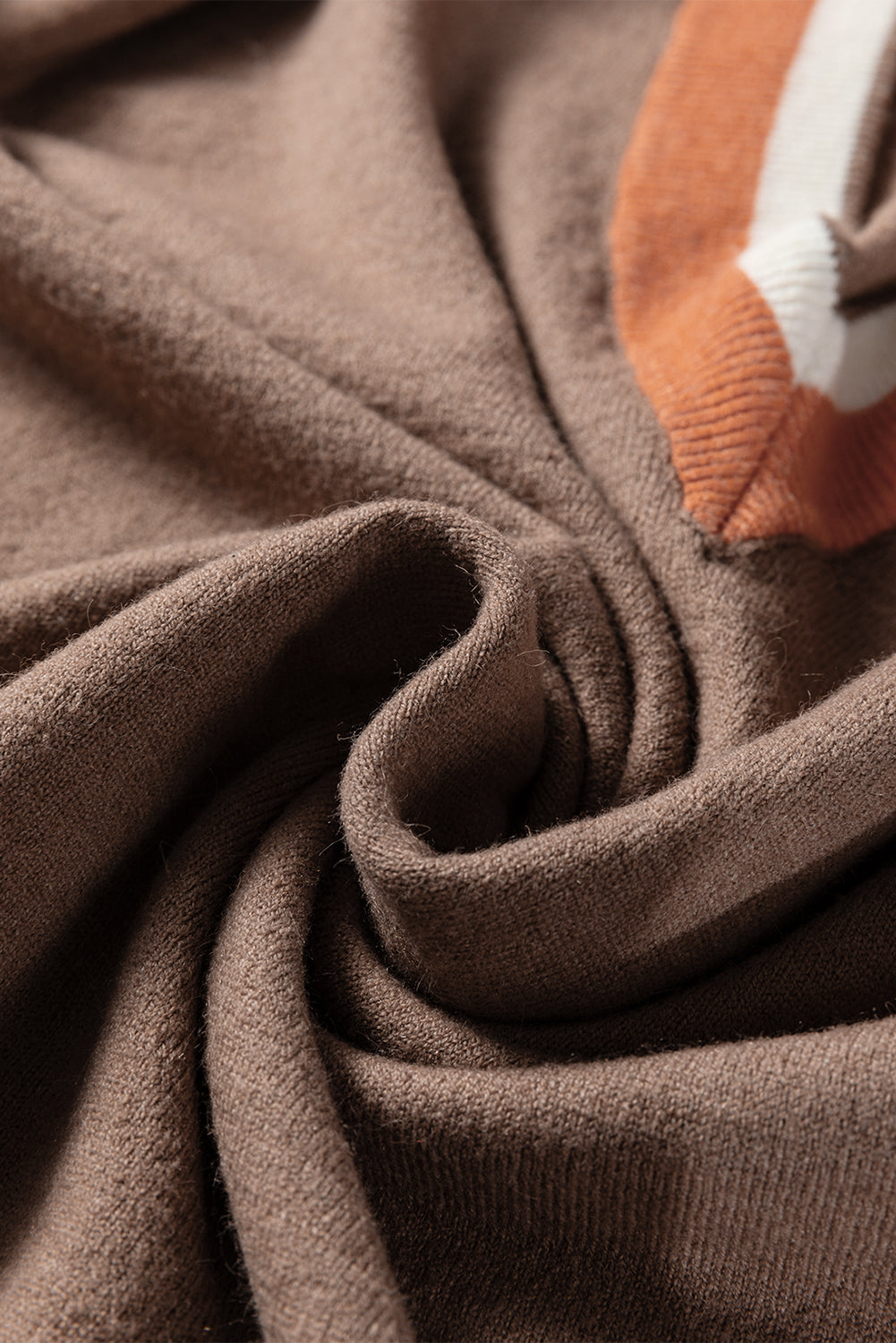 Scarlett Striped Trim Varsity Sweater