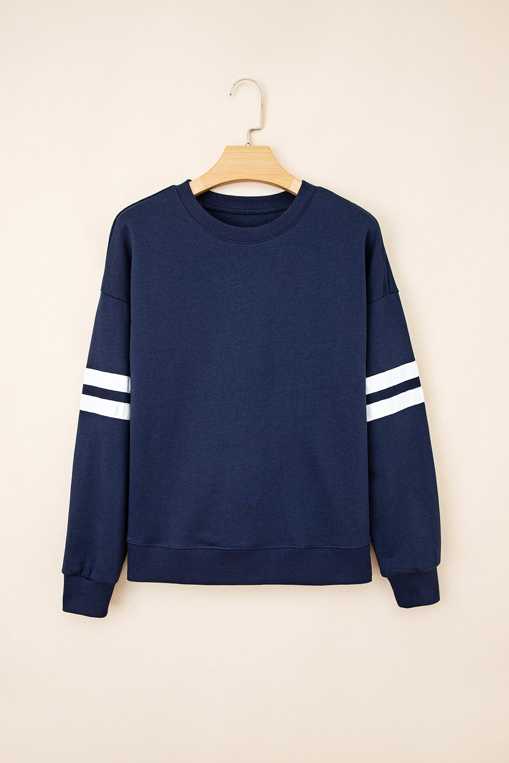 Taylor Striped Oversized Sweatshirt - Threaded Pear