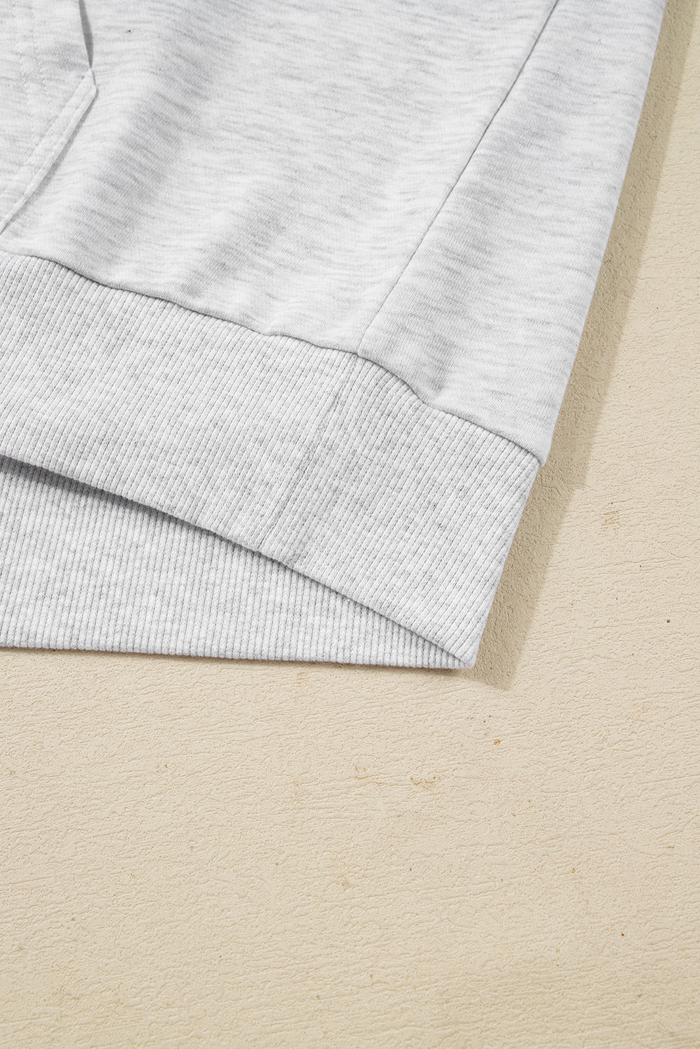 Sophia Patchwork asymmetric Sleeve PLUS Hoodie - Threaded Pear