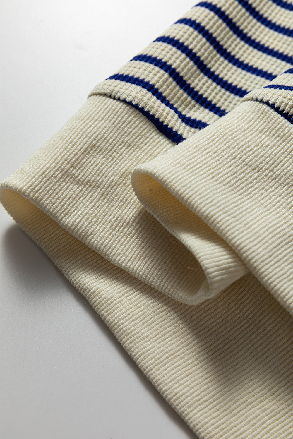 Emily Patched Drop Shoulder Sweatshirt - Threaded Pear