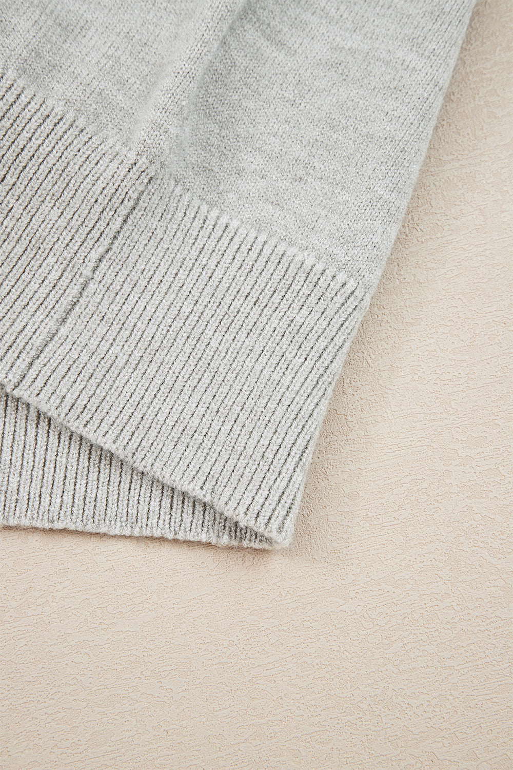 Sophia Patchwork Drop Shoulder Sweater - Threaded Pear