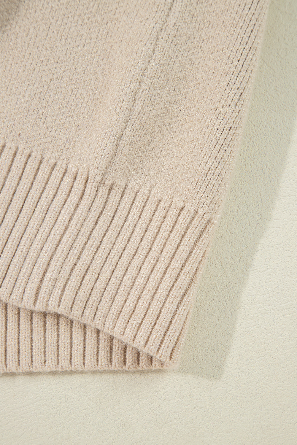 Madison Knitted Drop Shoulder Sweater - Threaded Pear