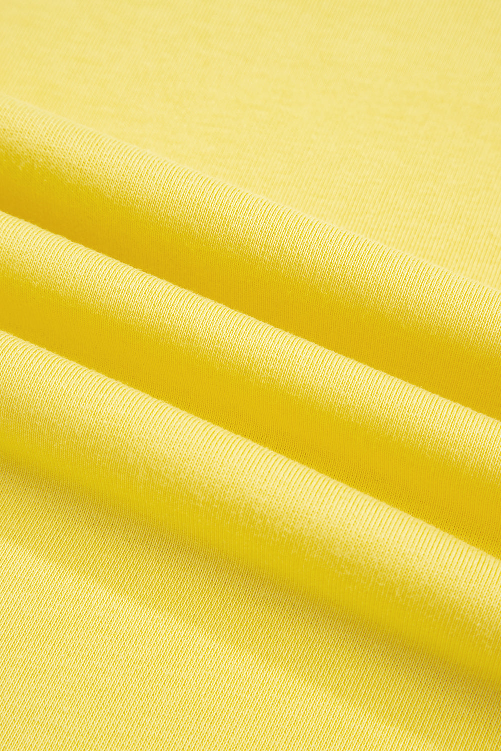 Yellow Striped Color Block Patchwork Crewneck Plus Size Pullover Sweatshirt - Threaded Pear