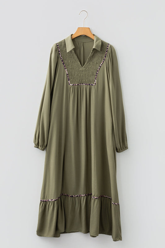 Noa Bracelet Sleeve Long Dress