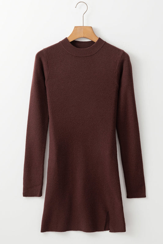 Olivia Mock Side Slit Sweater