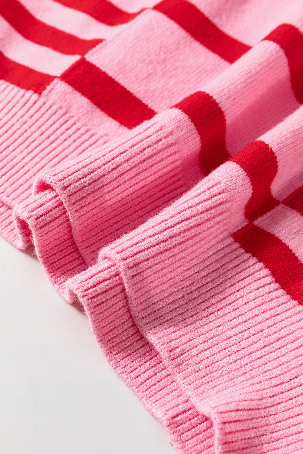 Madison Shoulder Ribbed Trim Sweater - Threaded Pear