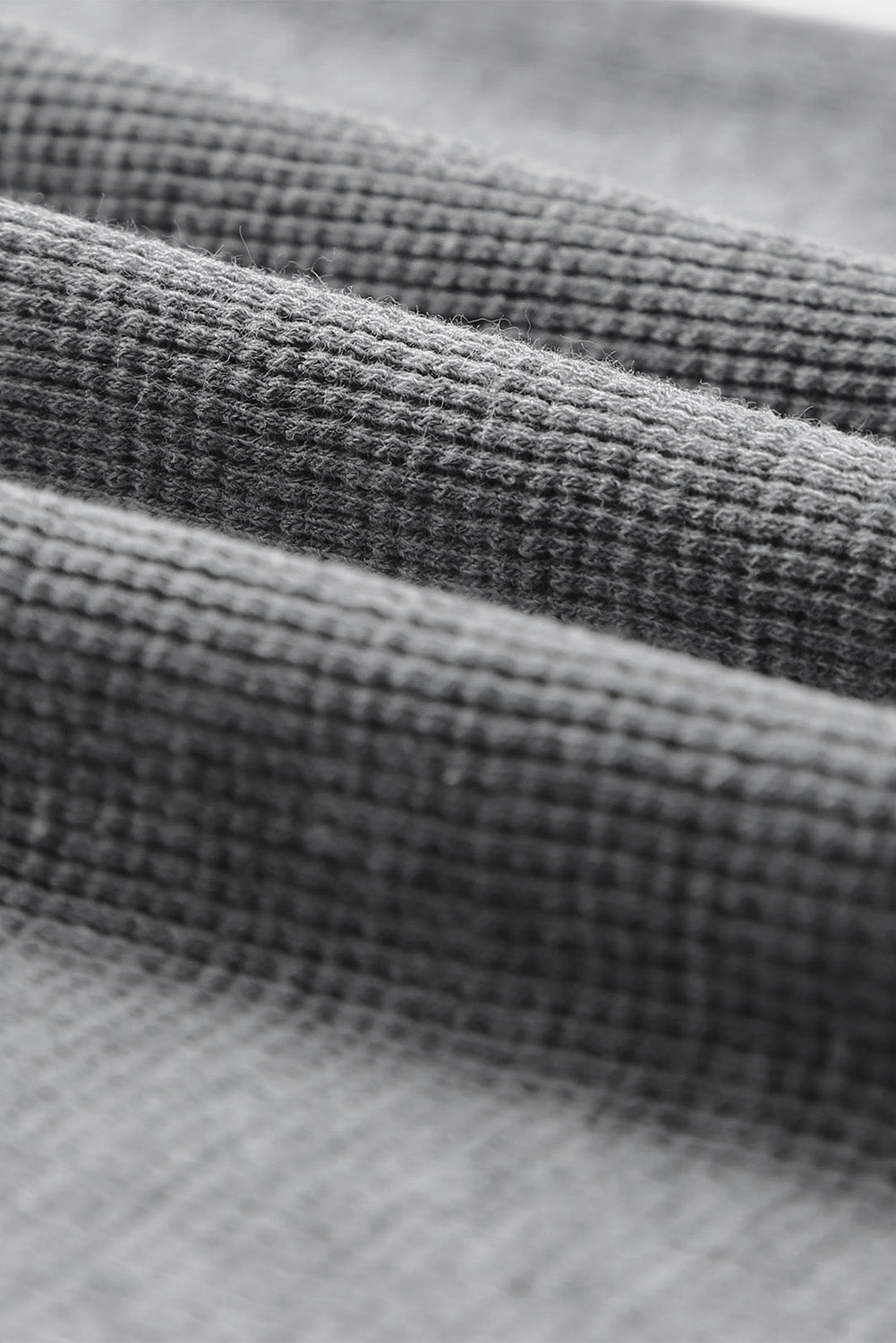 Harper Waffle Knit Henley Top - Threaded Pear