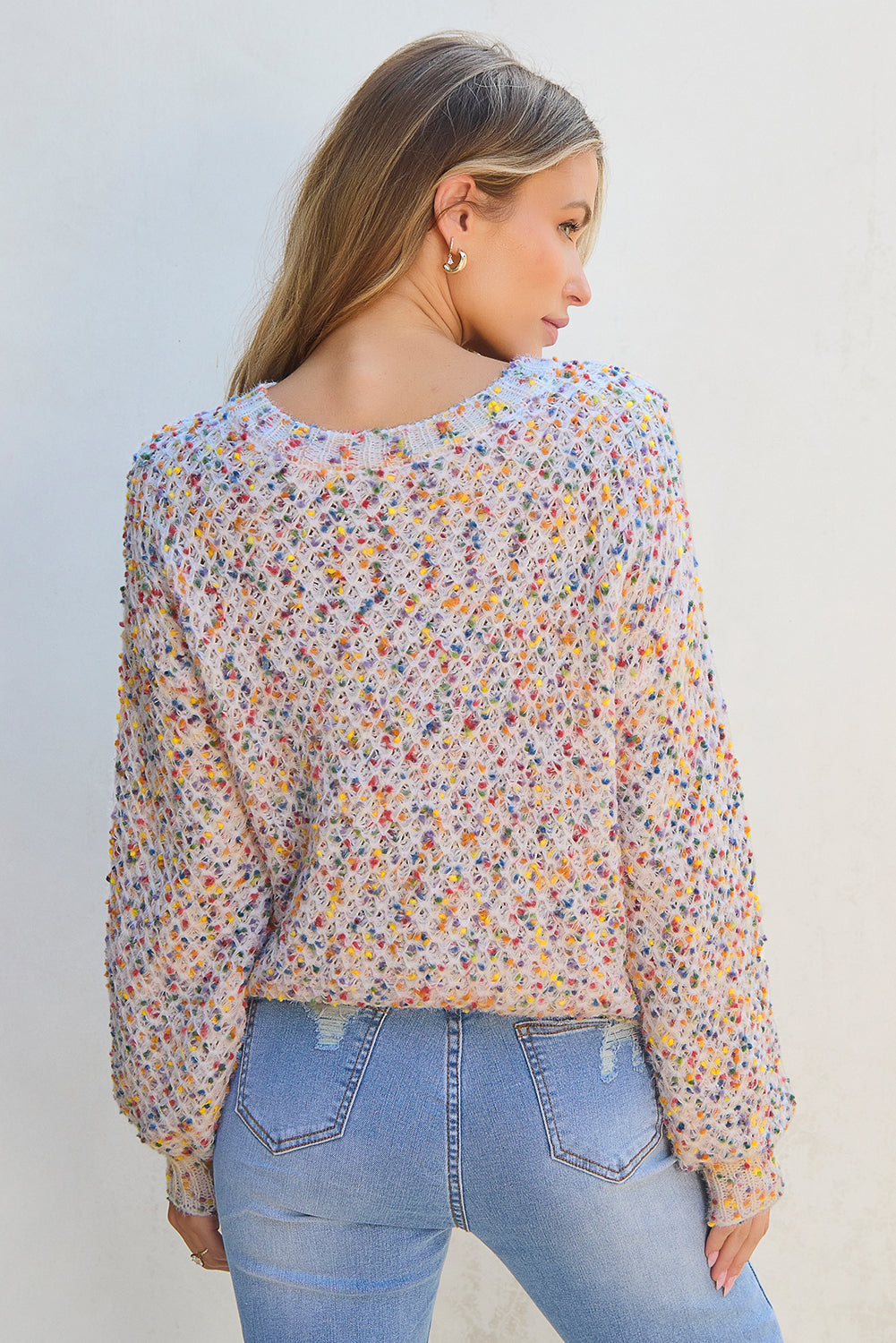 Everly Confetti Sweater - Threaded Pear
