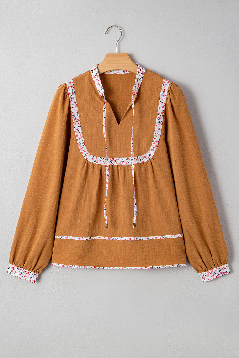 Iridora Long Puff Sleeve Blouse