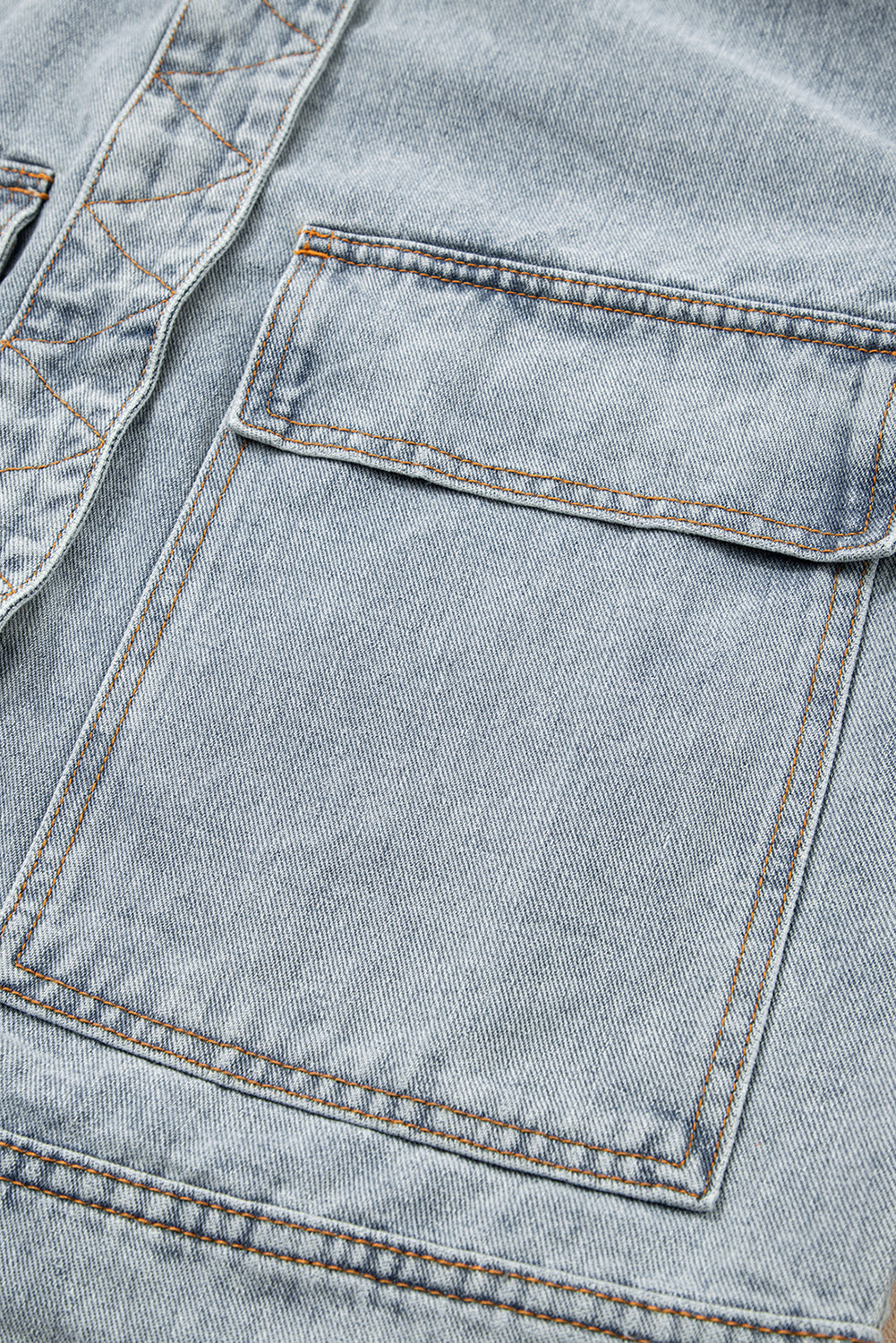 Sophia Zip Up Washed Jacket - Threaded Pear