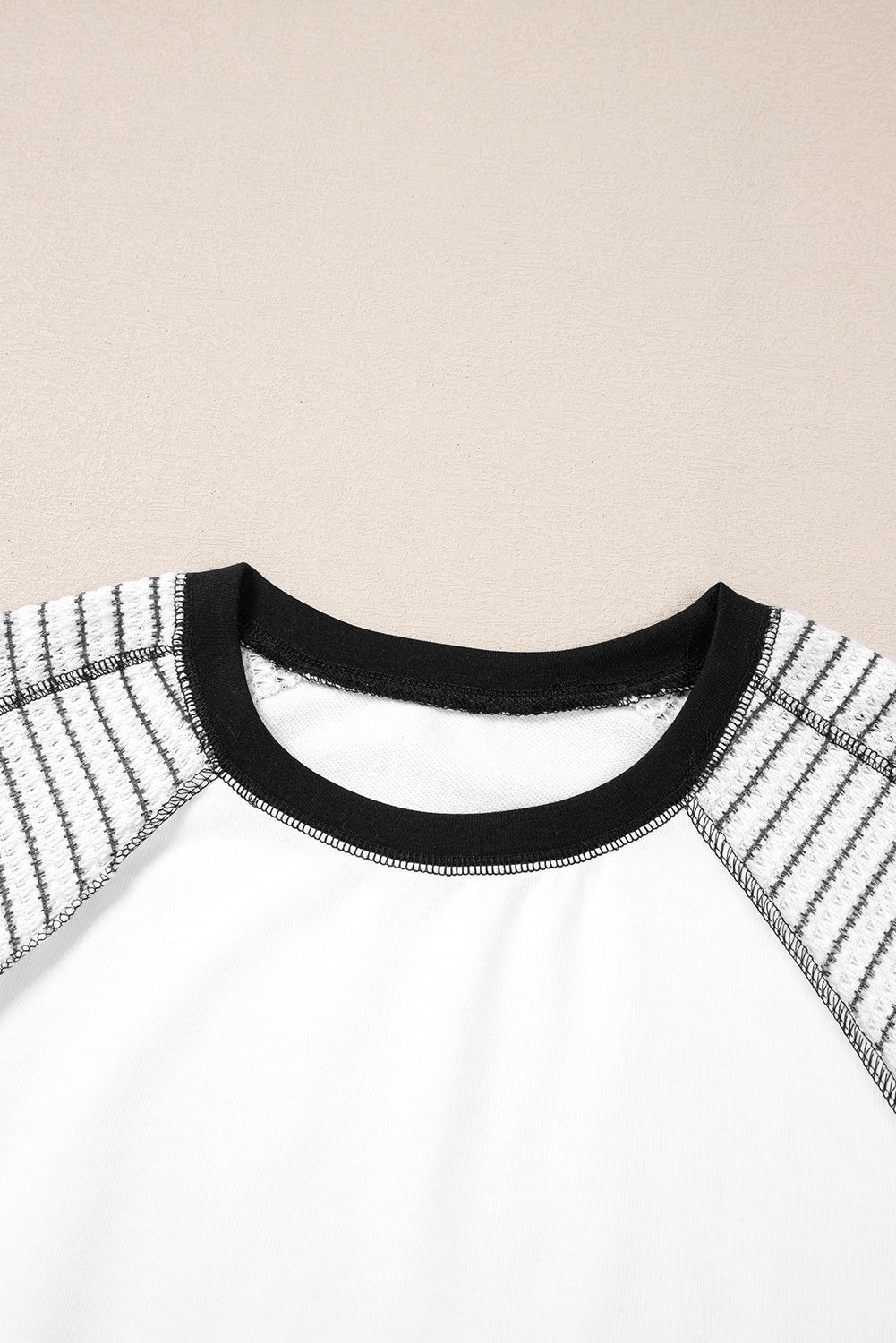 Alaia Sleeve Raglan Patchwork Top