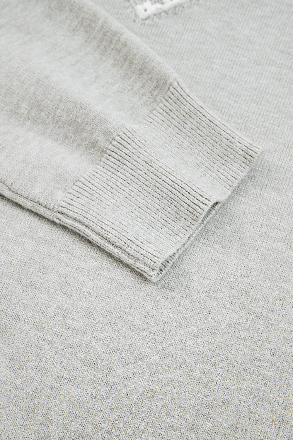 Sophia Patchwork Drop Shoulder Sweater - Threaded Pear