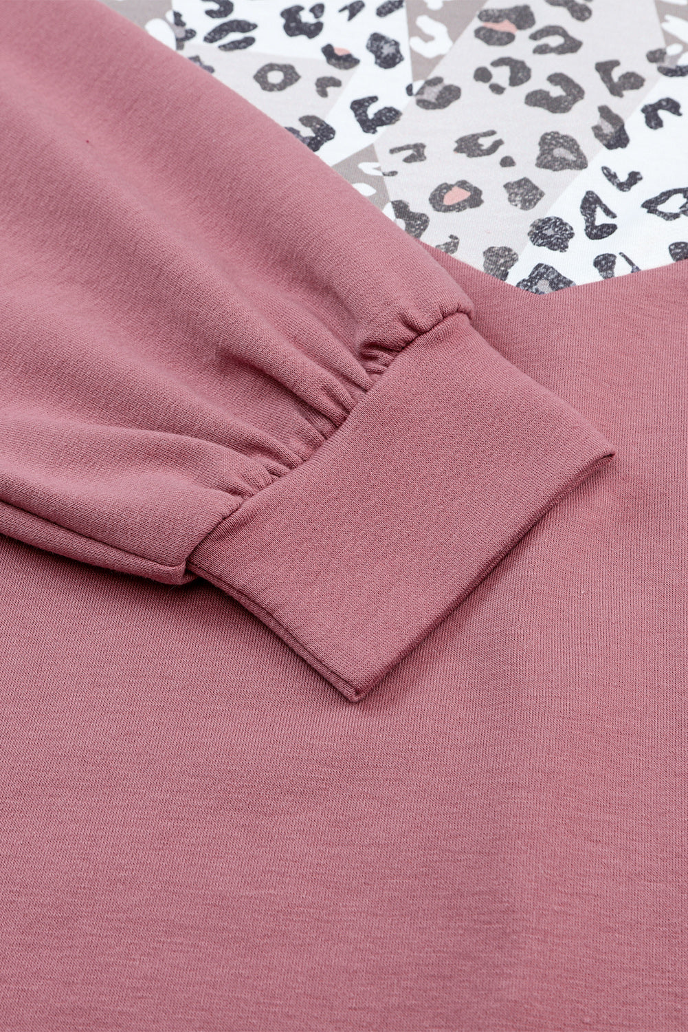 Leopard Animal Print Patchwork PLUS Top