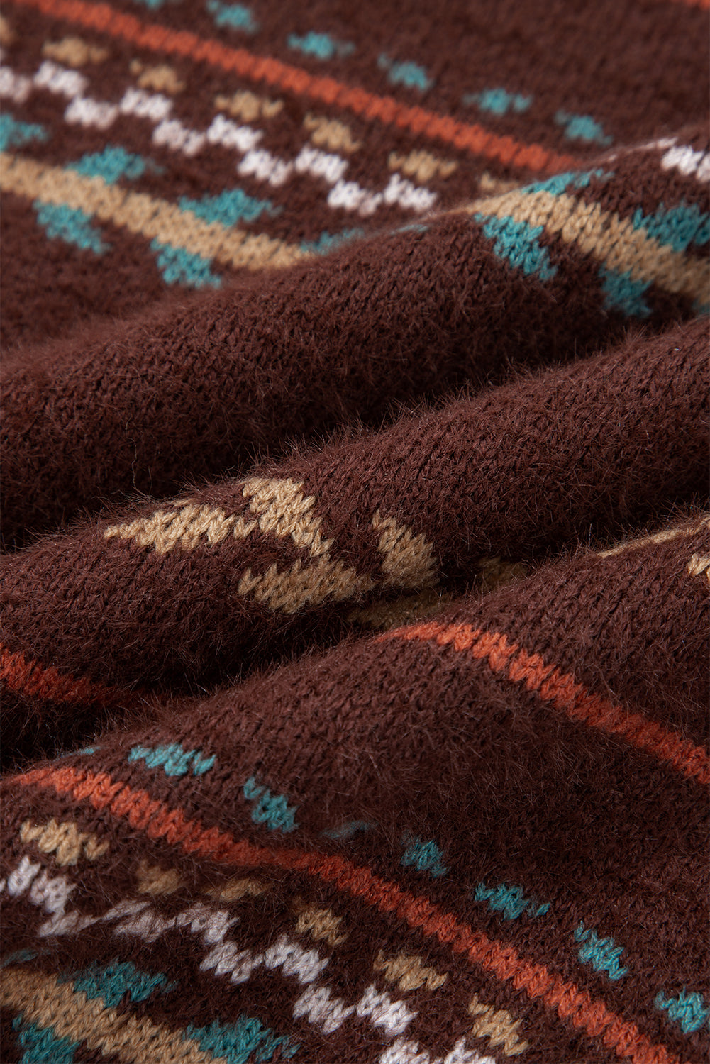 Madison Knitted Drop Shoulder Sweater - Threaded Pear