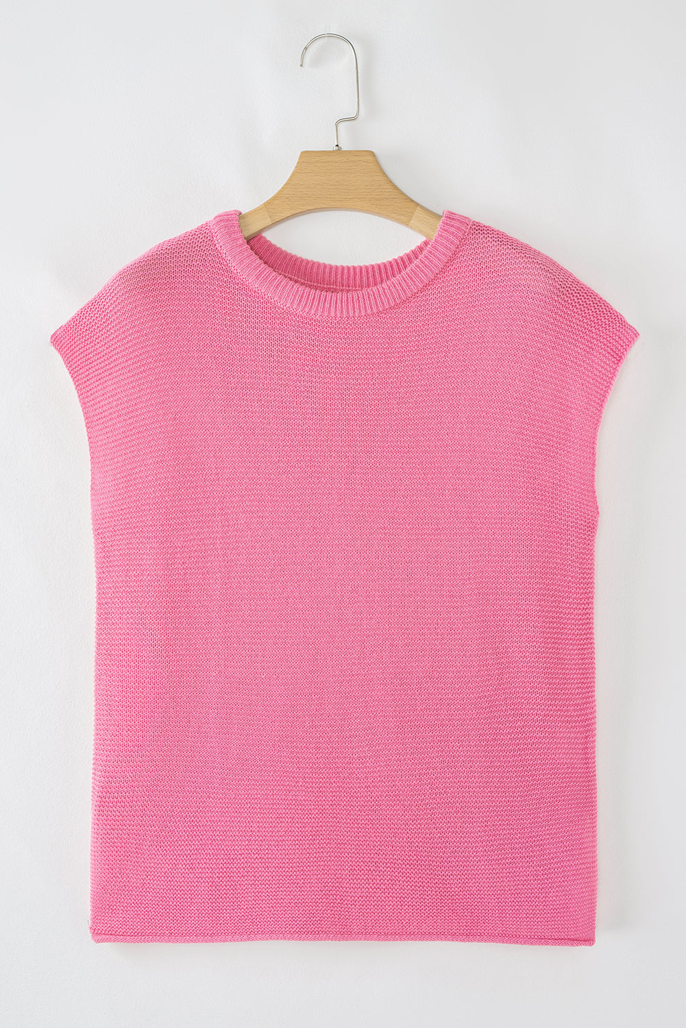 Jemma Sweater Tee with Side Slits - Threaded Pear