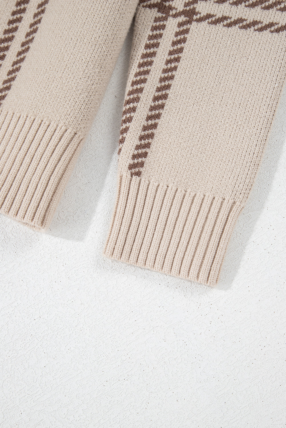 Madison Knitted Drop Shoulder Sweater - Threaded Pear