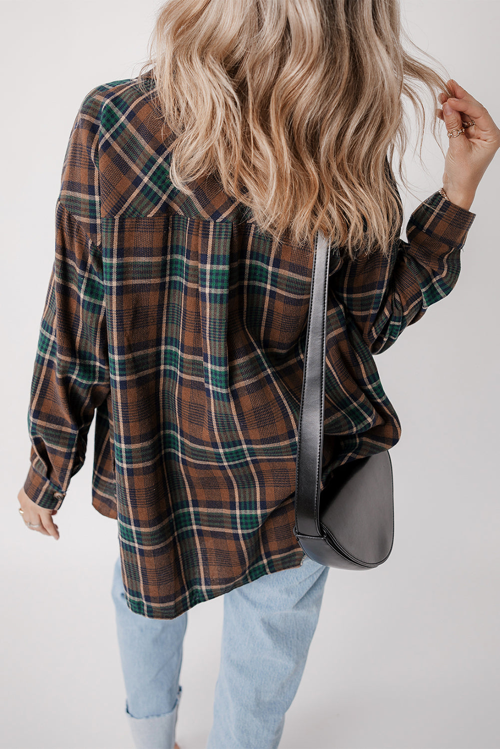 Elizabeth Plaid Print Chest Shirt - Threaded Pear