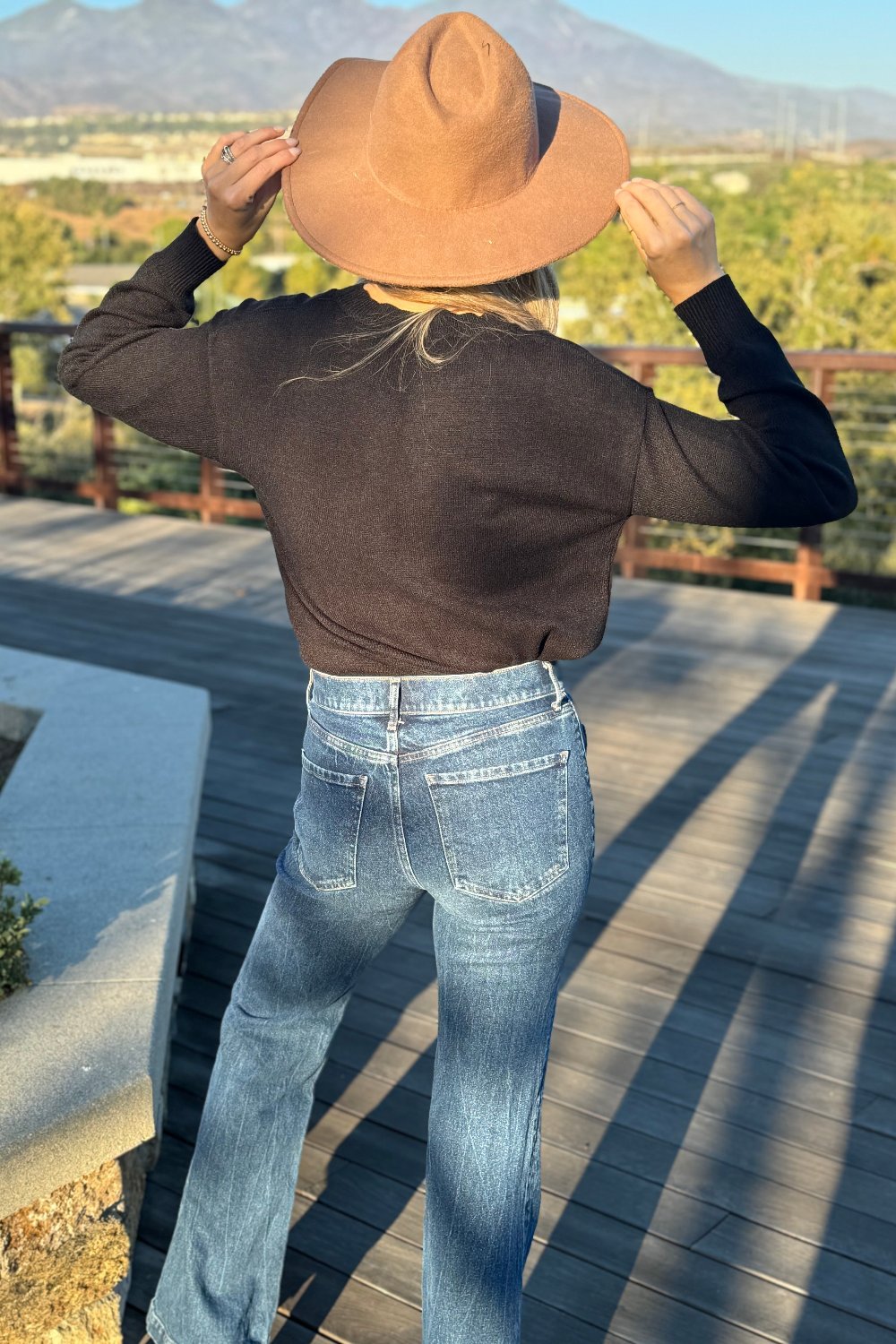 Boo Knitted Ribbed Sweater - Threaded Pear